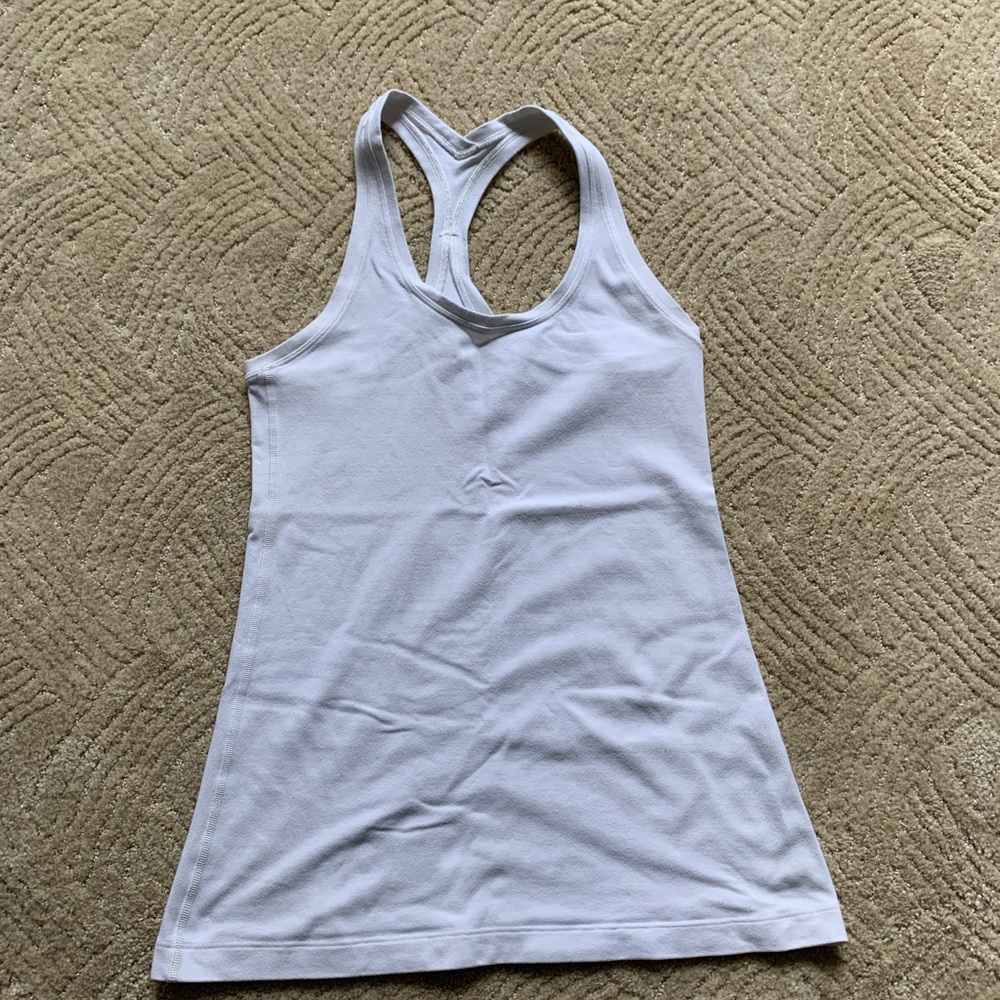 Lululemon white Cool Racerback Size 6
